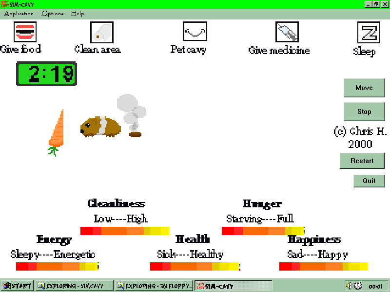 Sim Cavy from 2000: Download Link Included!