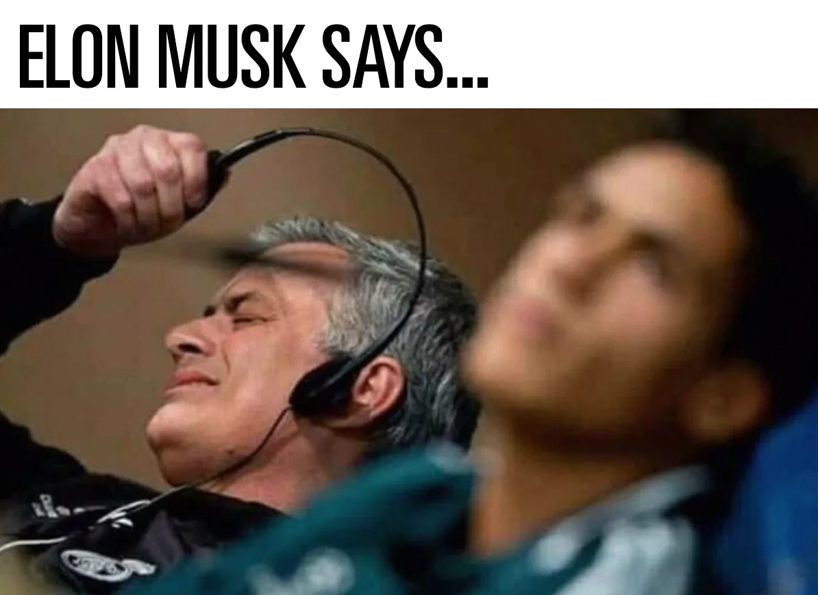 A man with gray hair, wearing a headset, is shown pulling the earcup off his head with a strained, pained expression…