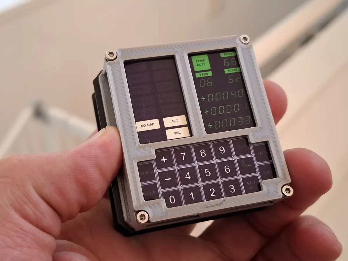 Behold the 3D Printed Apollo Guidance Computer