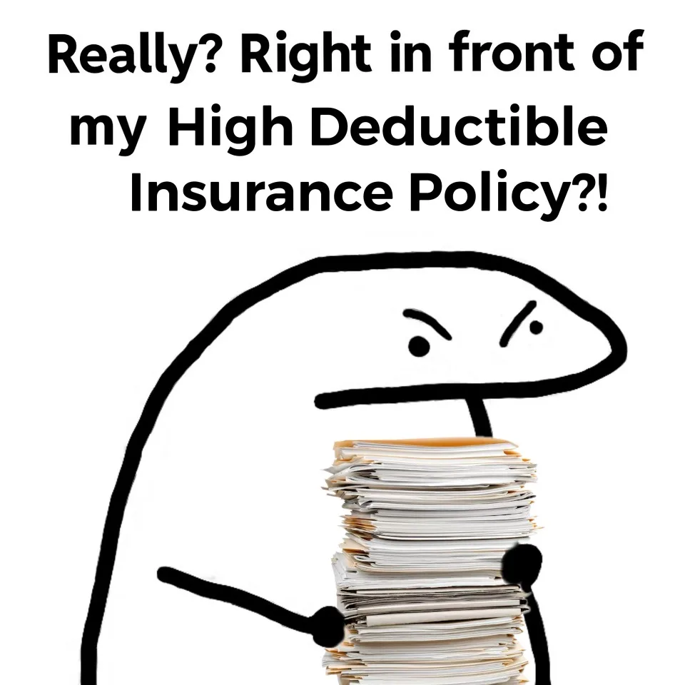 A simple black-and-white stick figure with an angry expression is holding a tall, precarious stack of papers. The text…