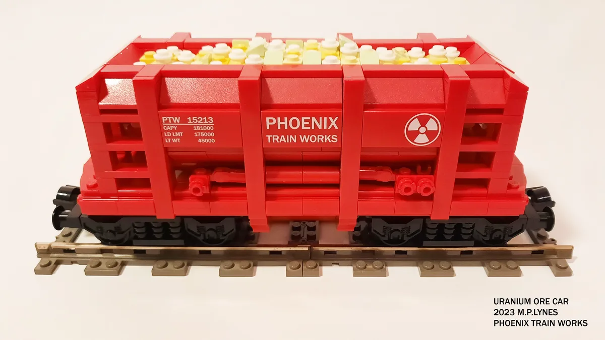 The Unique Uranium Ore Car by Phoenix Train Works