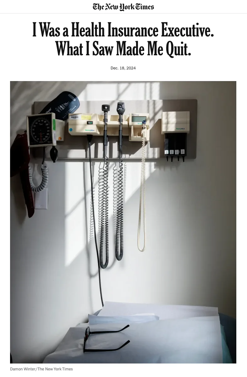 A Former Healthcare Executive Shares the Inside Scoop