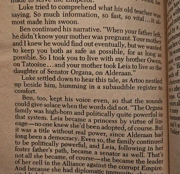 Return of the Jedi Novelization Insights
