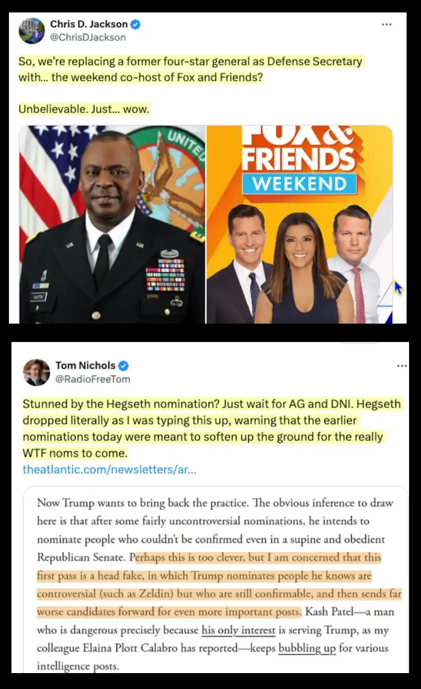 Peter Hegseth: From Fox and Friends to Defense Secretary