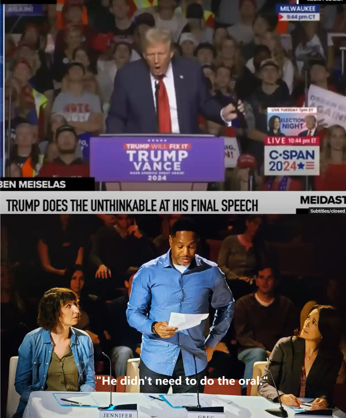 He Didn't Need to Go There: A Surprising Twist