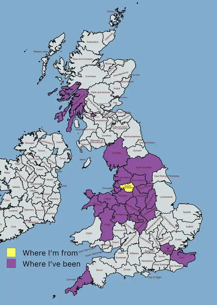 Counties I've Explored in the UK: A Journey Beyond Just Passing Through