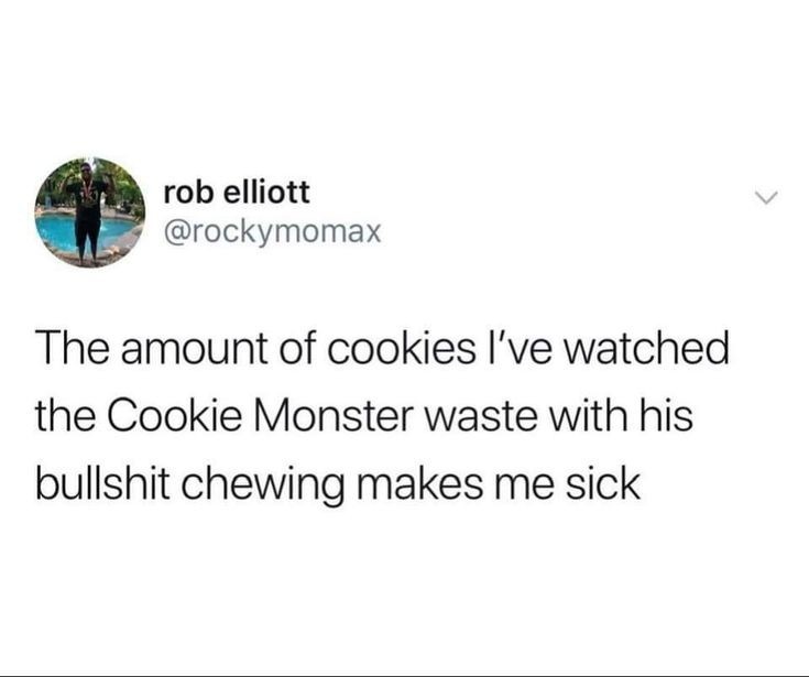 A screenshot of a tweet from user rob elliot (@rockymomax) showing a profile picture of a man by a pool. The tweet text…