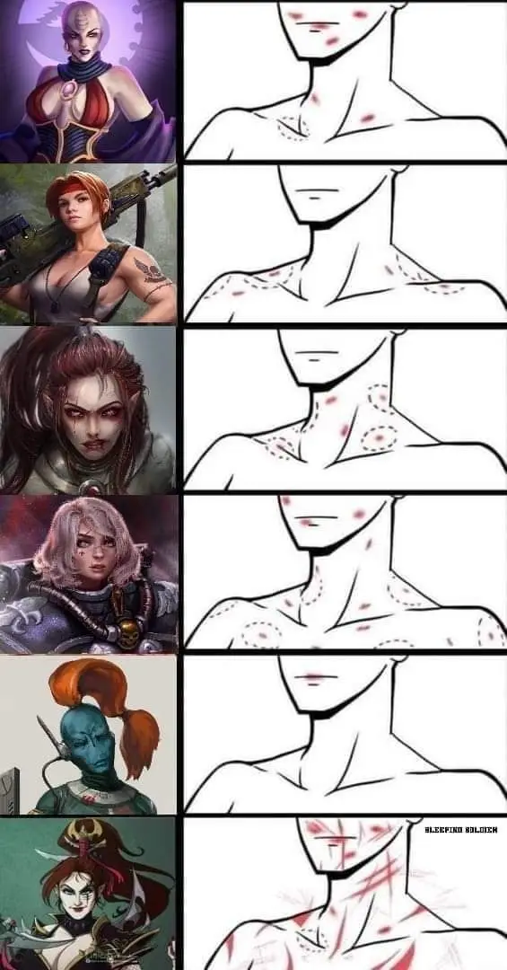 The stark contrast: how she looks versus how you look