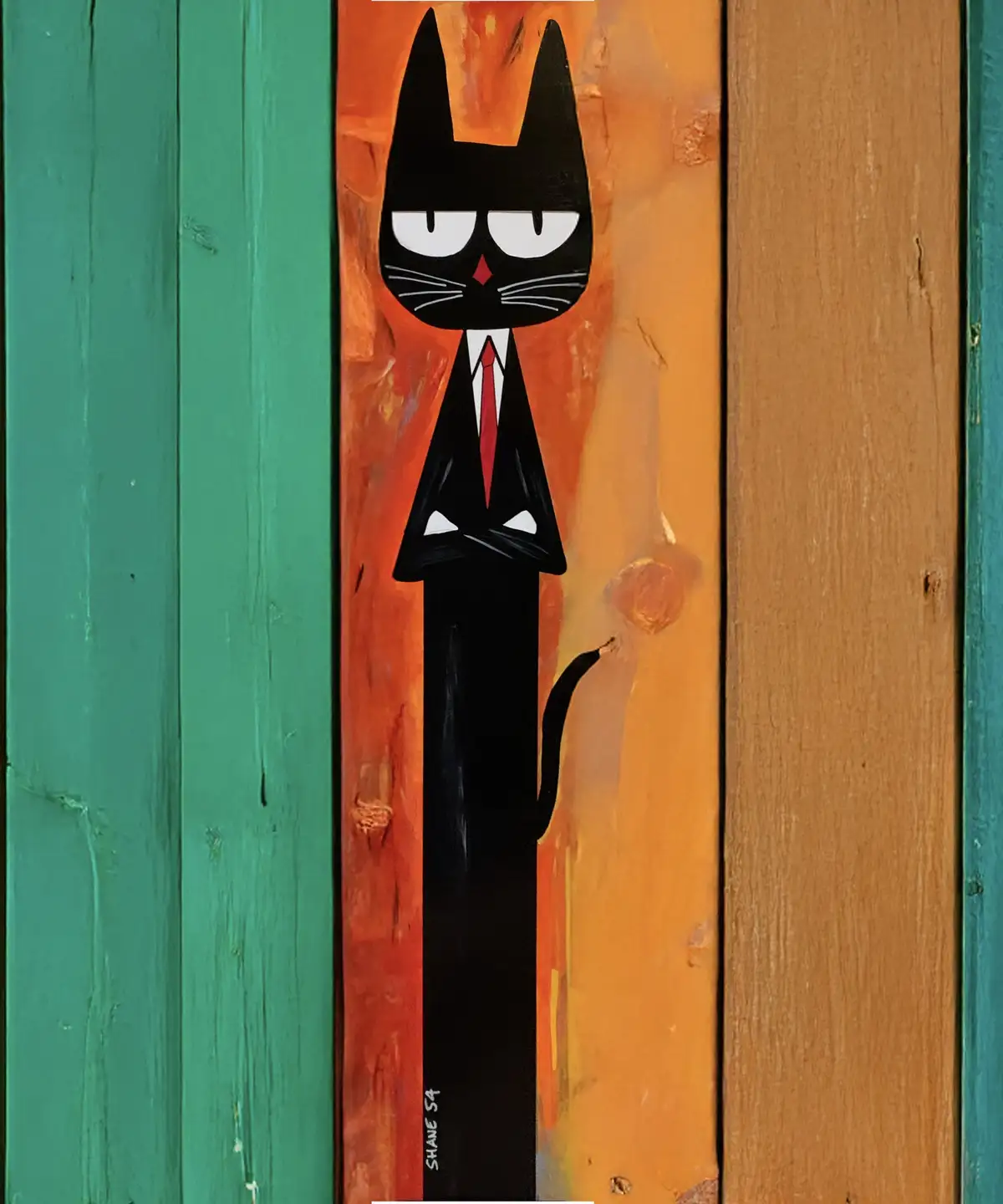 Corporate Cat: A Purr-fectly Artistic Take