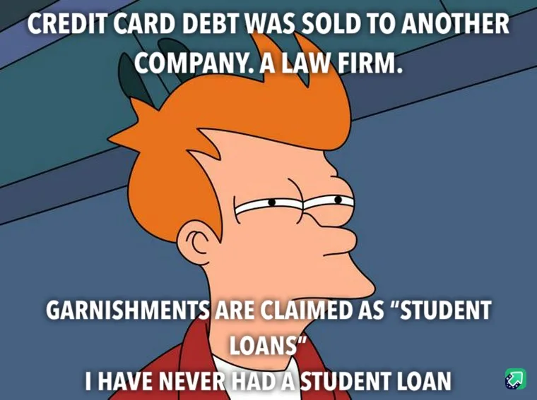 The image shows the animated character Fry from Futurama with a skeptical, exasperated expression. White text overlaid on…