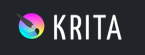 The image displays the official logo for the open-source digital painting application Krita. It features a stylized…