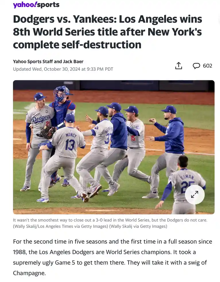 Dodgers Claim Victory!!!
