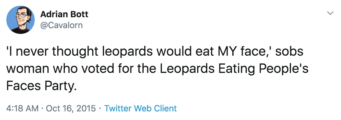 Leopards Took a Bite Out of My Face