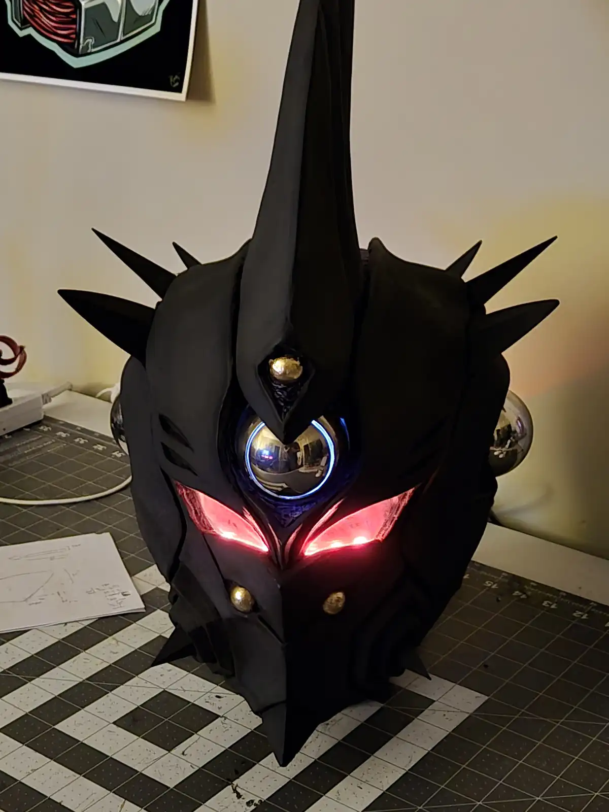 Check Out My Custom Guyver 3 Helmet!