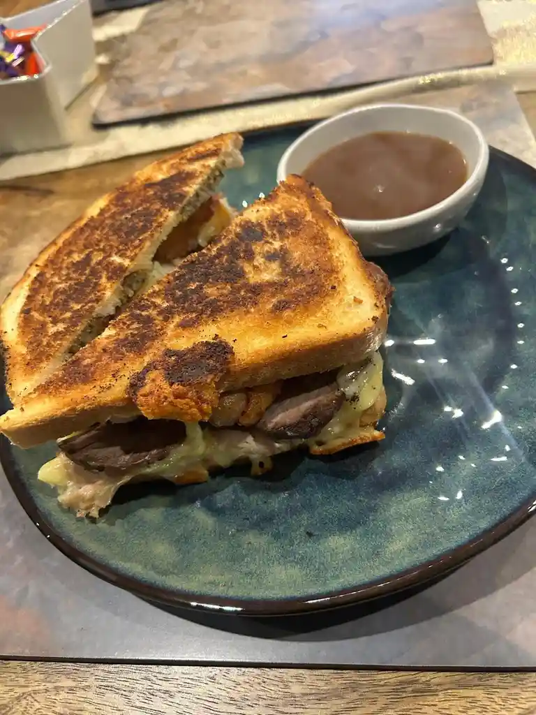 Creating a Toastie from Leftover Christmas Dinner