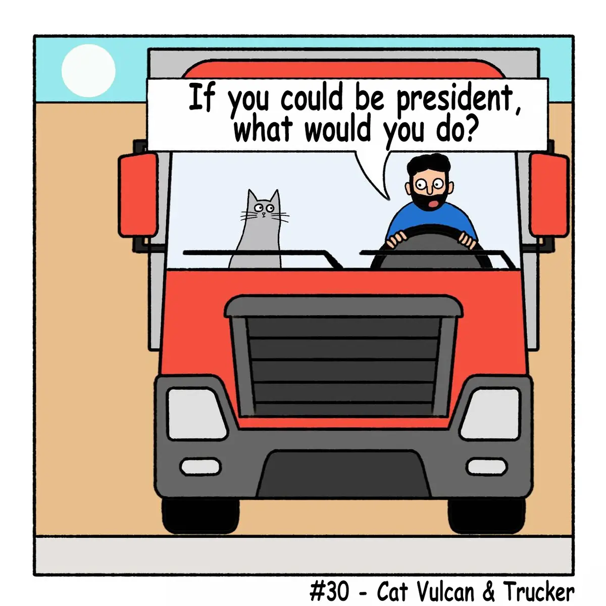 Meet the Legendary Cat Vulcan and the Trucker Duo