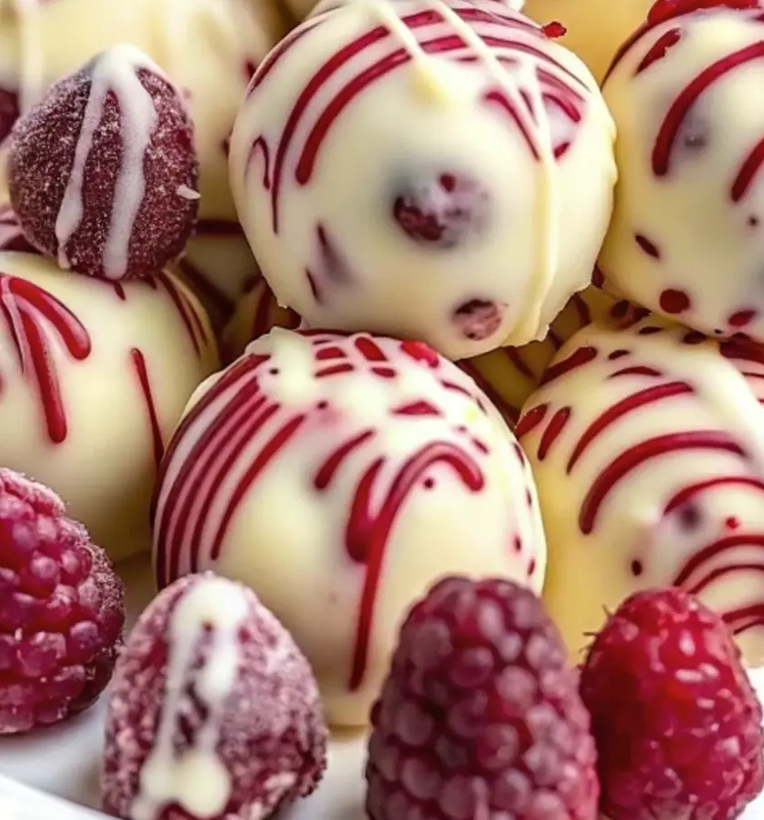 Indulge in White Chocolate Raspberry Cheesecake Balls: The Perfect Valentine's Treat
