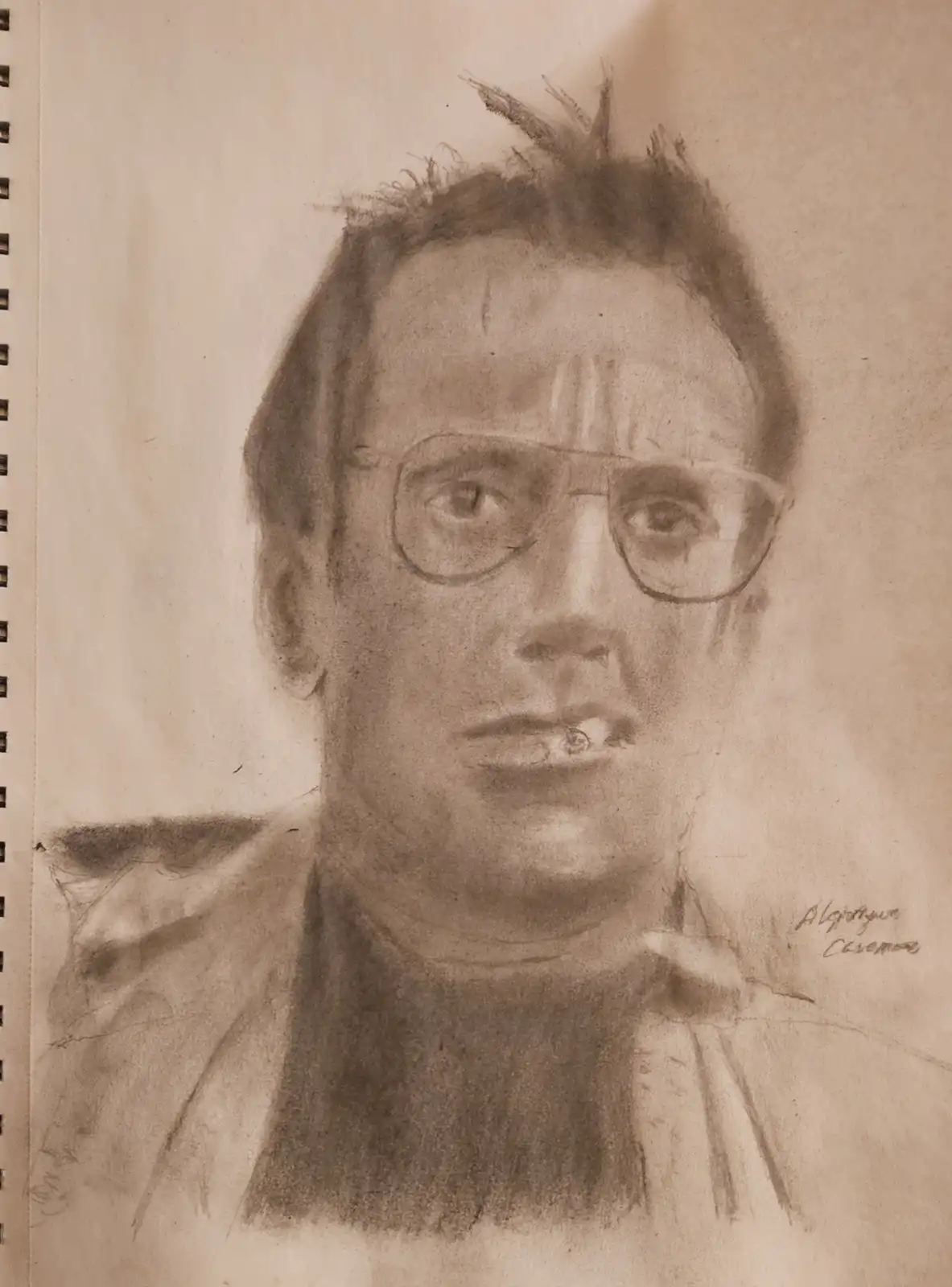 Beautifully Crafted Charcoal Sketch