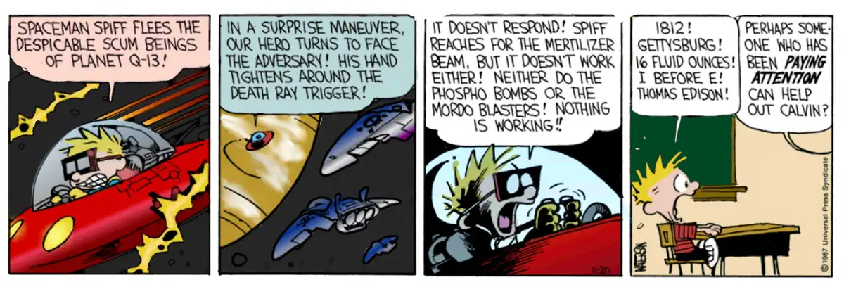 Calvin & Hobbes: Adventures of Spaceman Spiff
