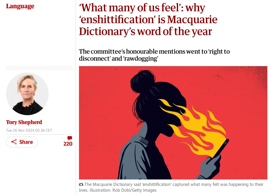 An illustration shows a person in silhouette blowing fire from their mouth while holding a smartphone, set against a red…