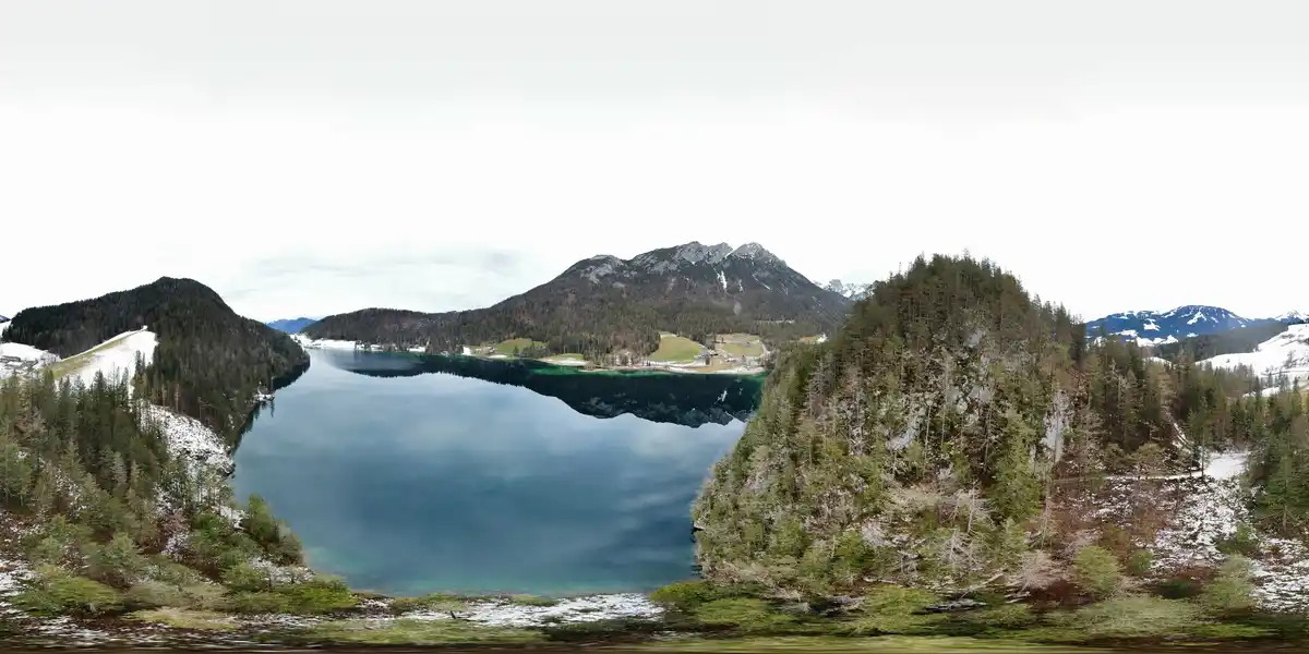 Capturing the Beauty of Hintersteinersee from Above with a Drone
