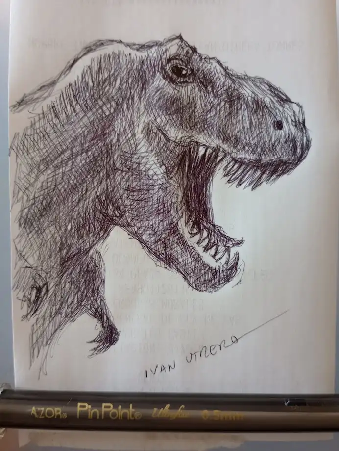 A T-Rex in the spotlight