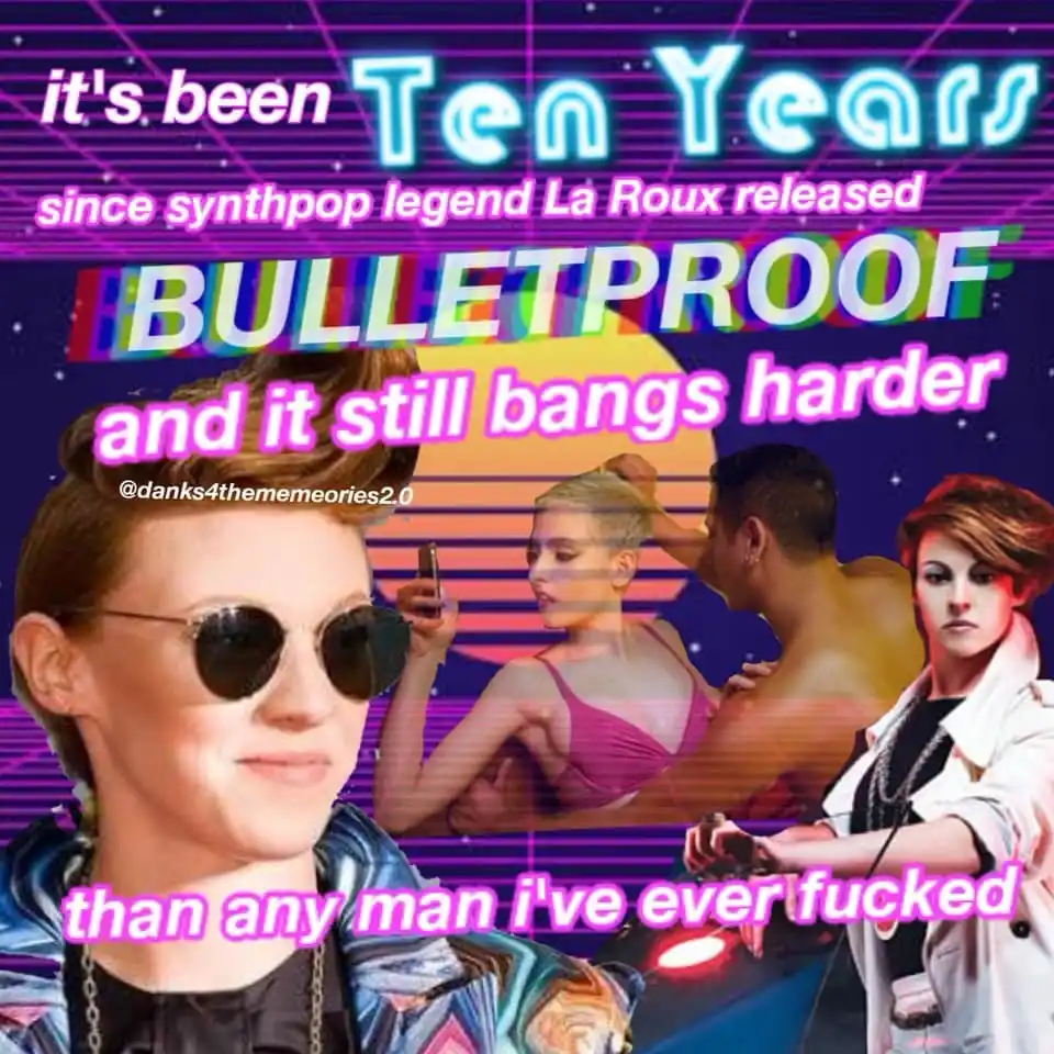 A collage image with a retro-futuristic neon grid background features three figures: a person in sunglasses and a patterned…