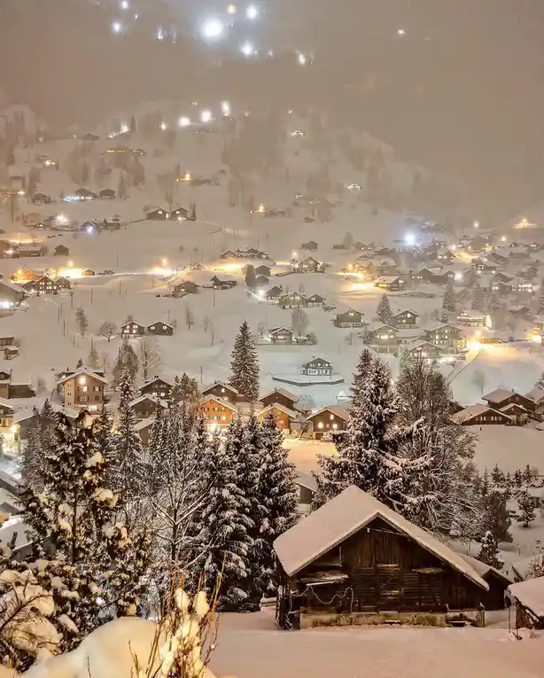 Enchanting Winter Wonderland in Grindelwald, Switzerland