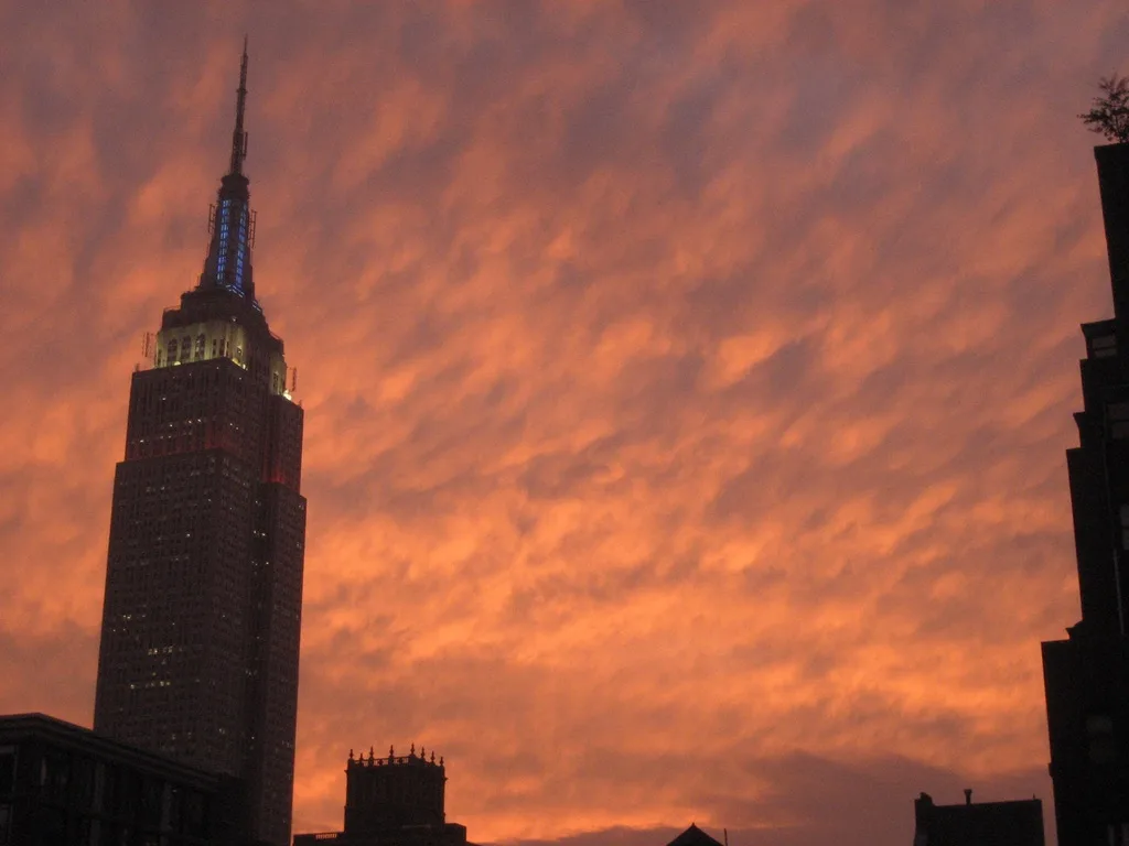 Stunning Sunset Over NYC