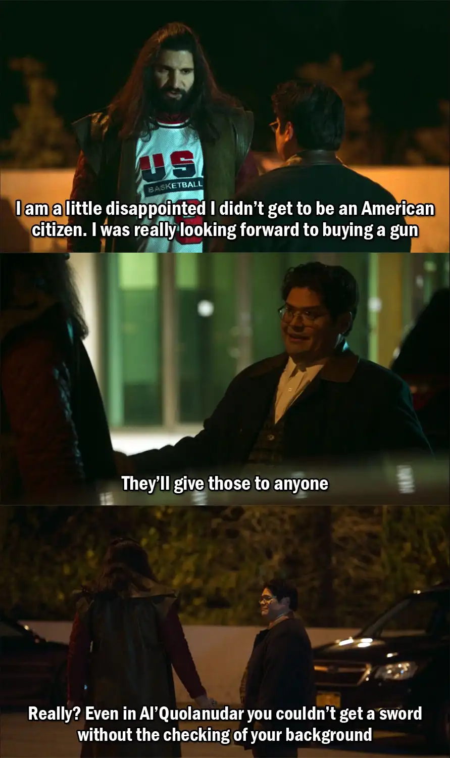 A three-panel meme from the TV show 'The Boys' featuring a long-haired man in a 'US Basketball' shirt expressing…