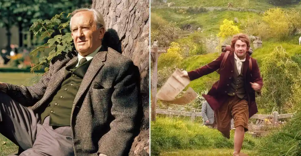 The image is a split-screen meme. On the left, an older man with white hair, wearing a checkered jacket and vest, sits…