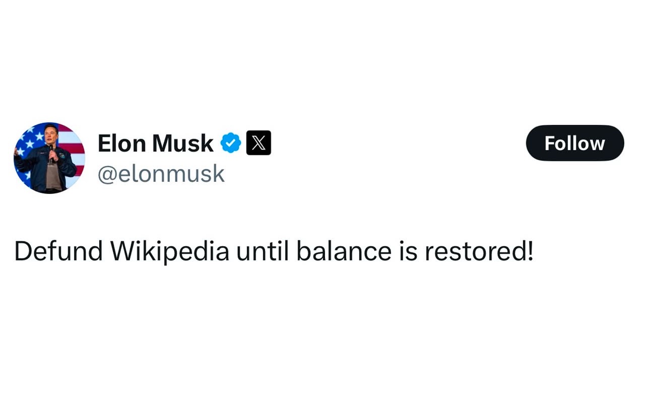 A screenshot of a fake X (formerly Twitter) post attributed to Elon Musk, showing his profile picture, verified blue…