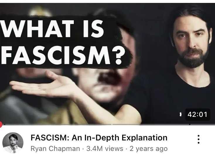 A YouTube video thumbnail shows a man with a beard looking at the camera, overlaid with large white text asking 'WHAT IS…