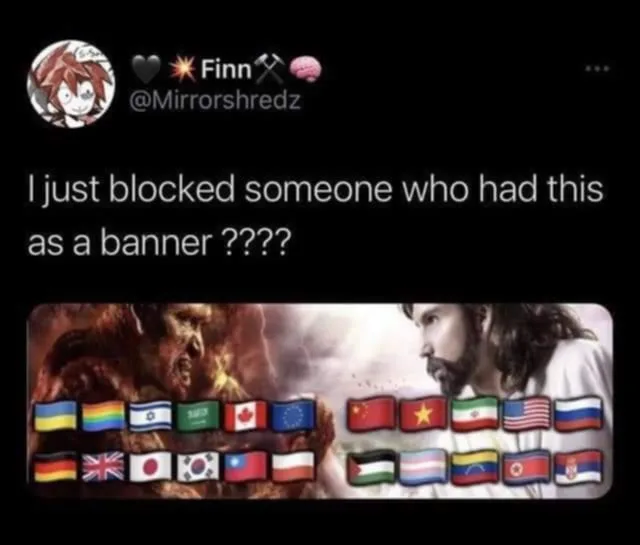 The image shows a Twitter post by user @Mirrorshredz with a profile picture of an anime character. The tweet text reads 'I…