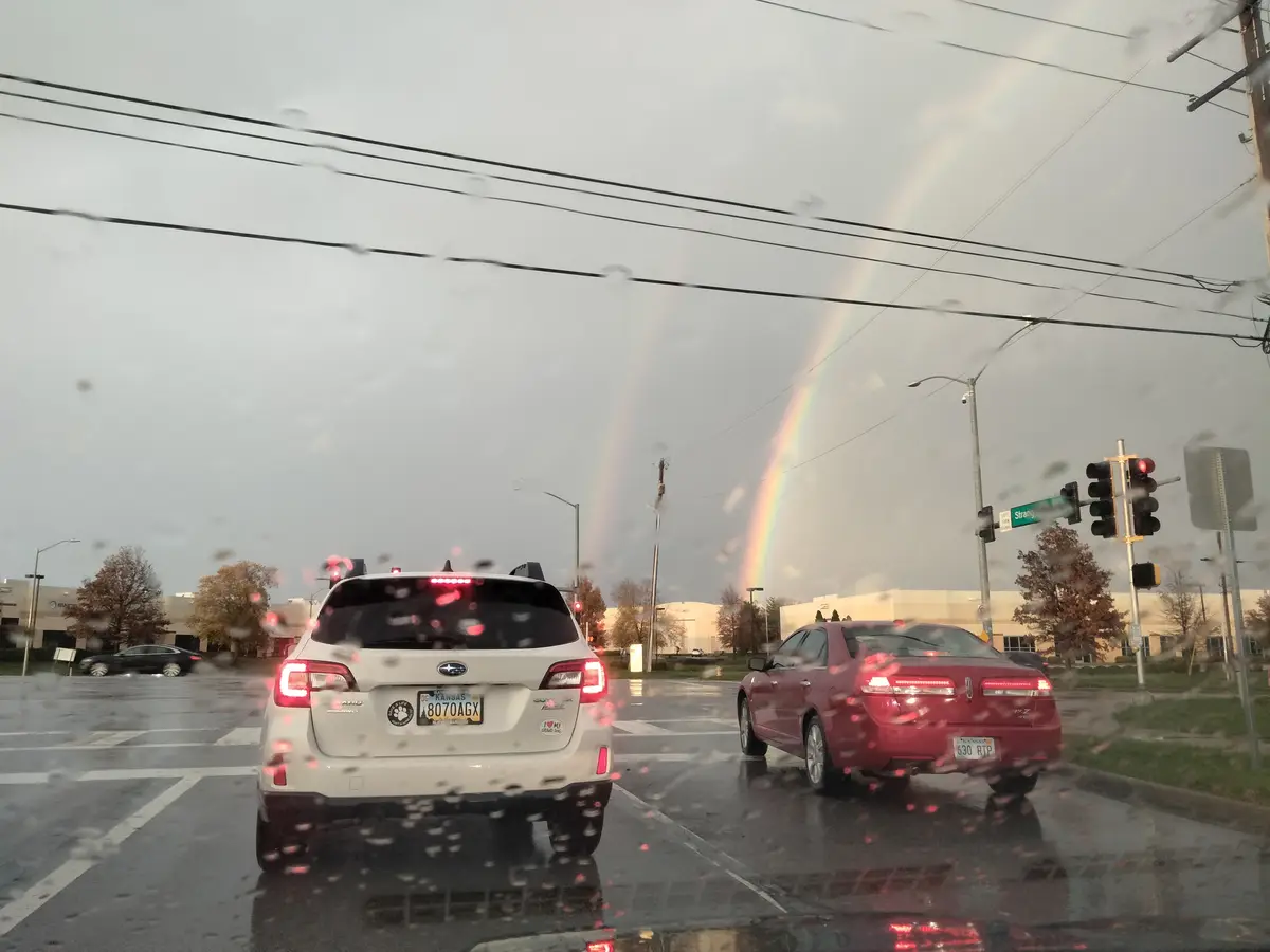 Witness the Magic of a Double Rainbow