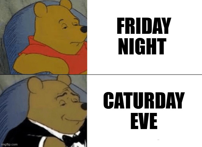 The image is a two-panel meme featuring Winnie the Pooh. In the top panel, Pooh looks bored and unenthusiastic while sitting…