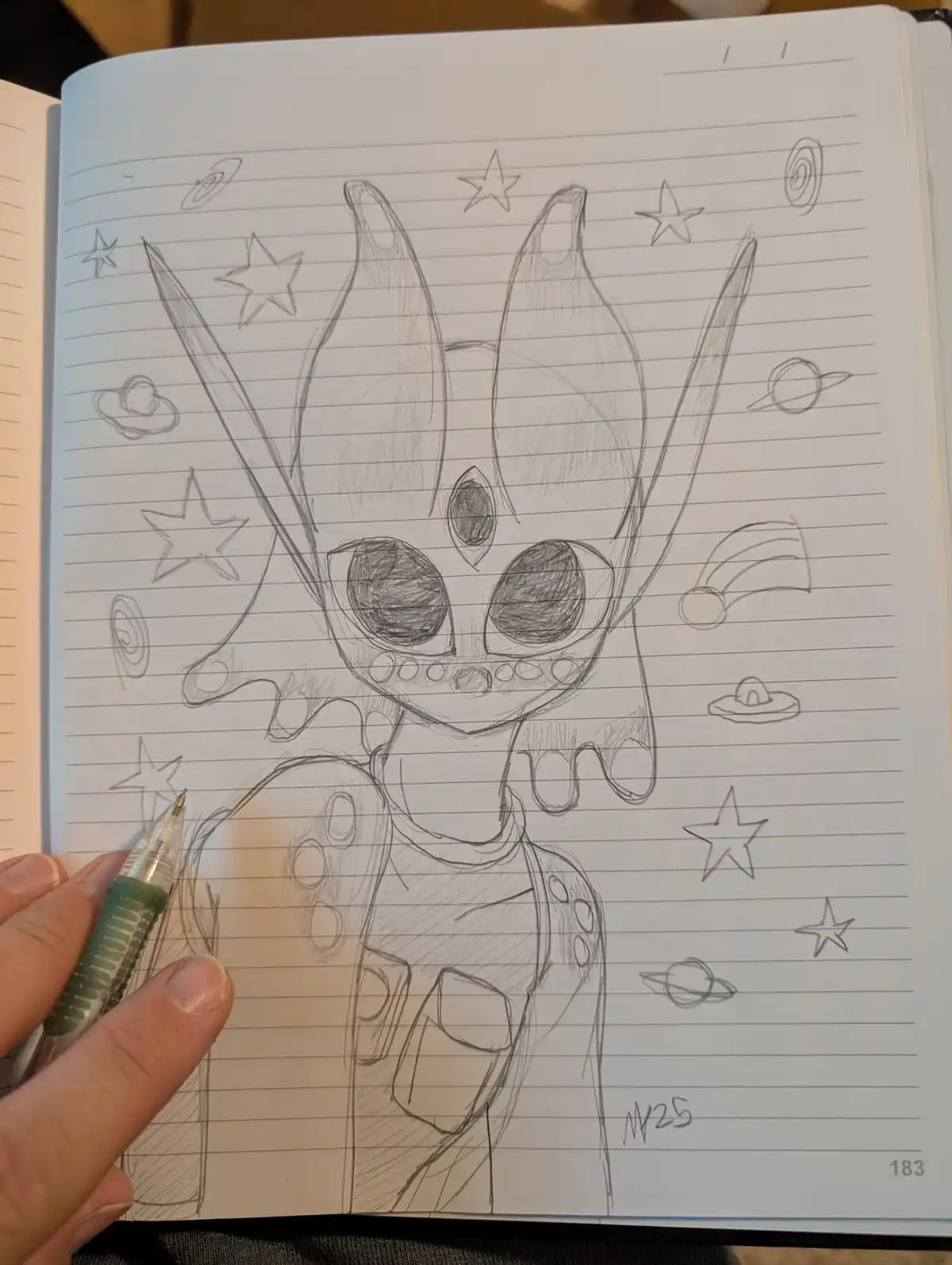 Check out my creation: NICO the alien girl!
