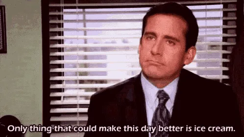 The image shows three panels of Michael Scott from The Office, each with the same overlaid text: 'Only thing that could make…