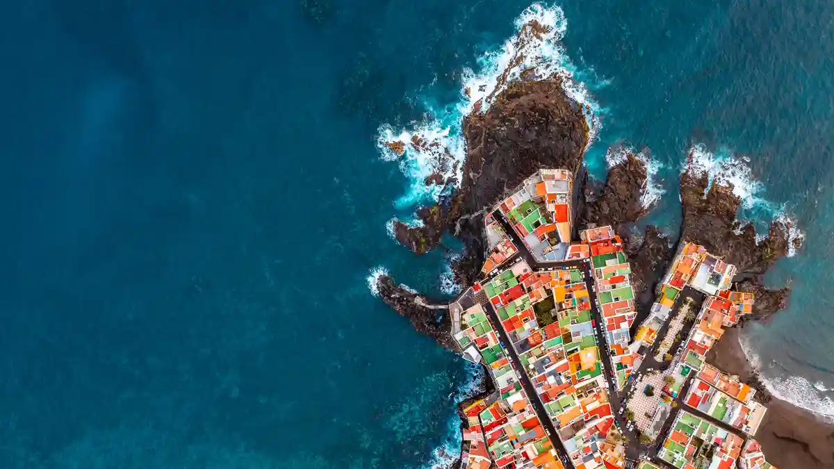 A Colorful Array of Rooftops
