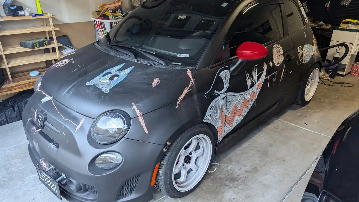 My Artistic Take on the 2015 Abarth 500