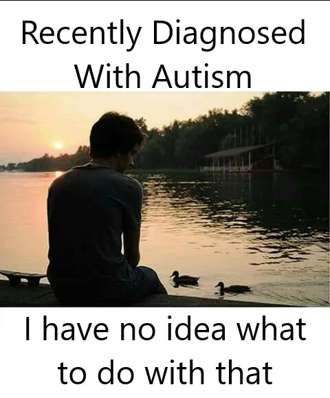 A person sits alone on a dock at sunset, watching ducks swim in the water. The image is overlaid with text that reads…