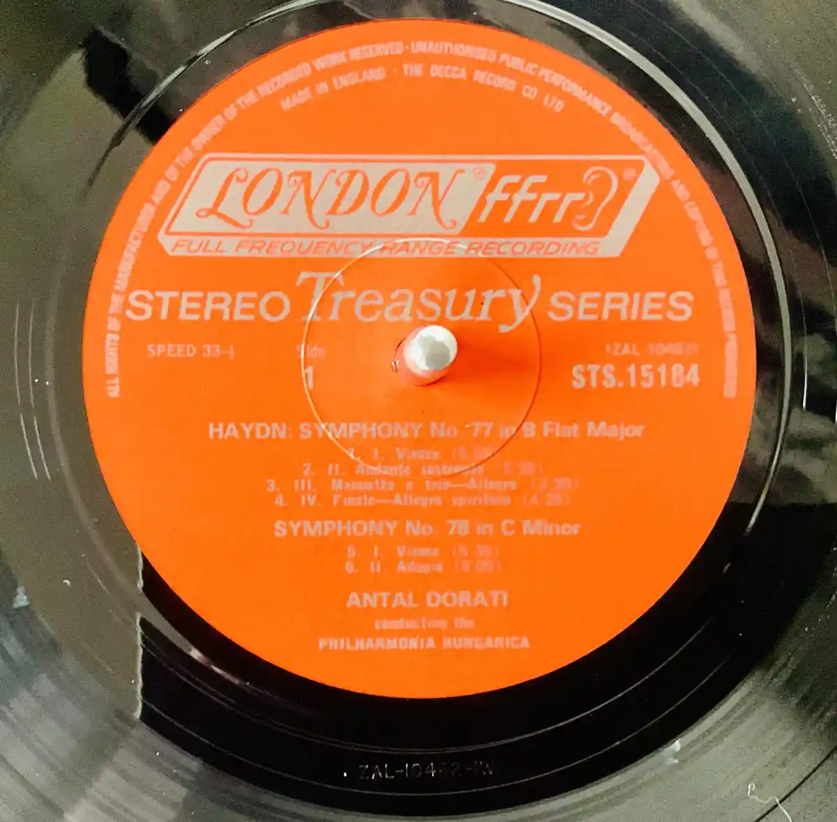 Exploring Haydn Symphony #77 with Dorati on Hungarica LP
