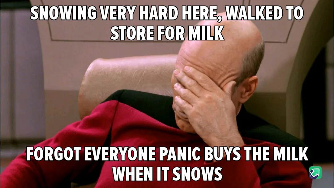A bald man in a red uniform sits in a chair, covering his face with his hand in a gesture of despair. The overlaid text…