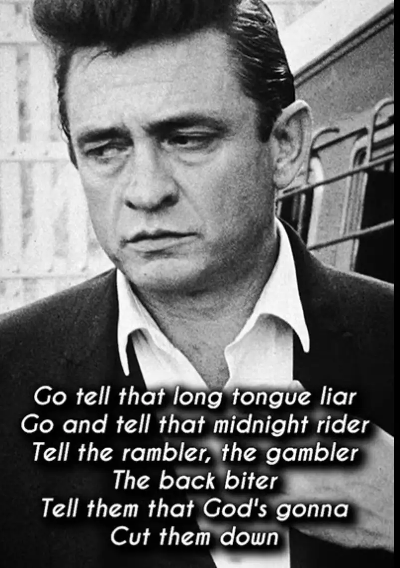 A black-and-white photo of actor James Dean looking downcast and serious, with white text overlaid that reads: 'Go tell that…