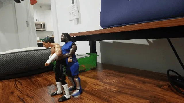 Epic German Suplex Moment!