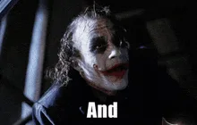 A six-panel meme featuring the character Joker from The Dark Knight, shown in a dark, dimly lit setting. In each panel, he…