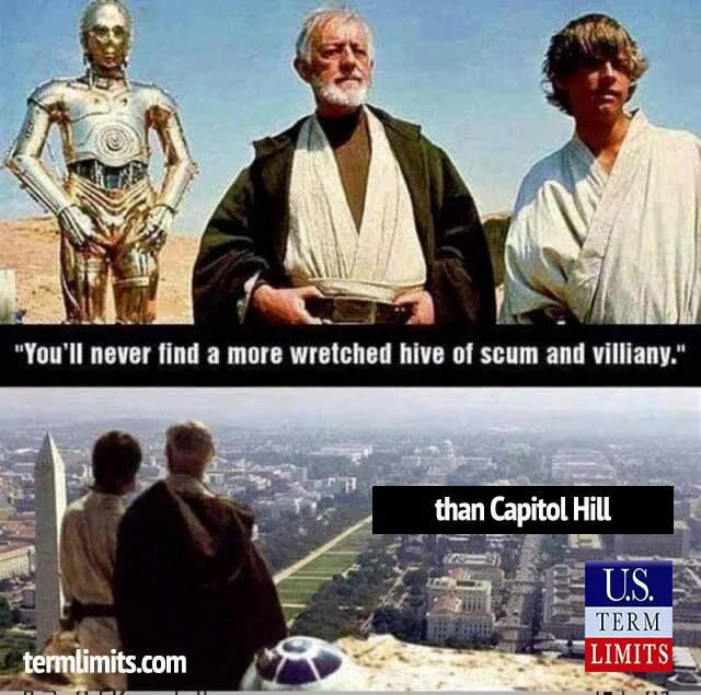 The top panel shows three Star Wars characters — C-3PO, Obi-Wan Kenobi, and Luke Skywalker — standing side-by-side against a…