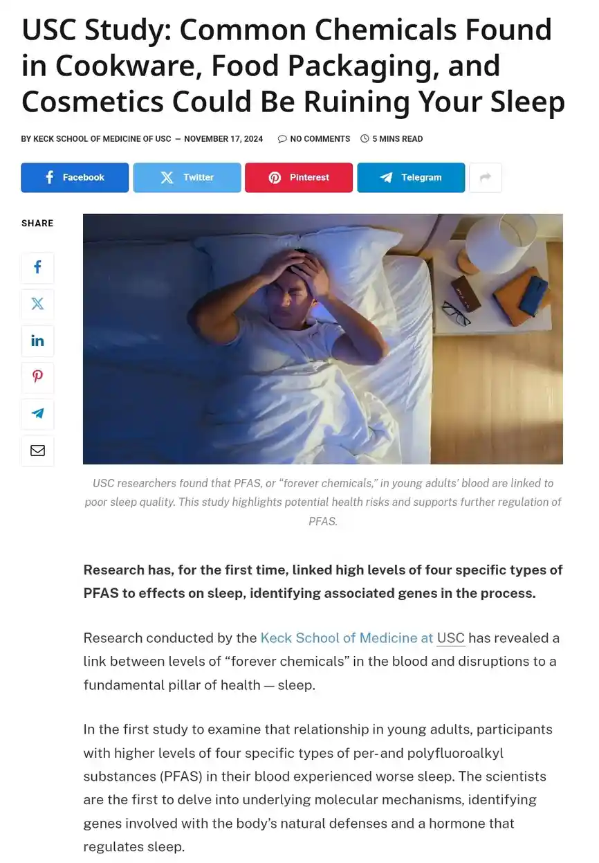 An overhead shot shows a man in bed, clutching his head in apparent distress under blue-toned lighting, with a bedside table…