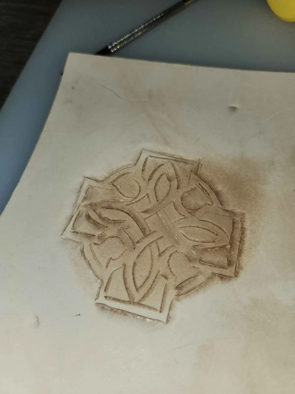 Crafting a Celtic Knot in Leather: My Creative Journey