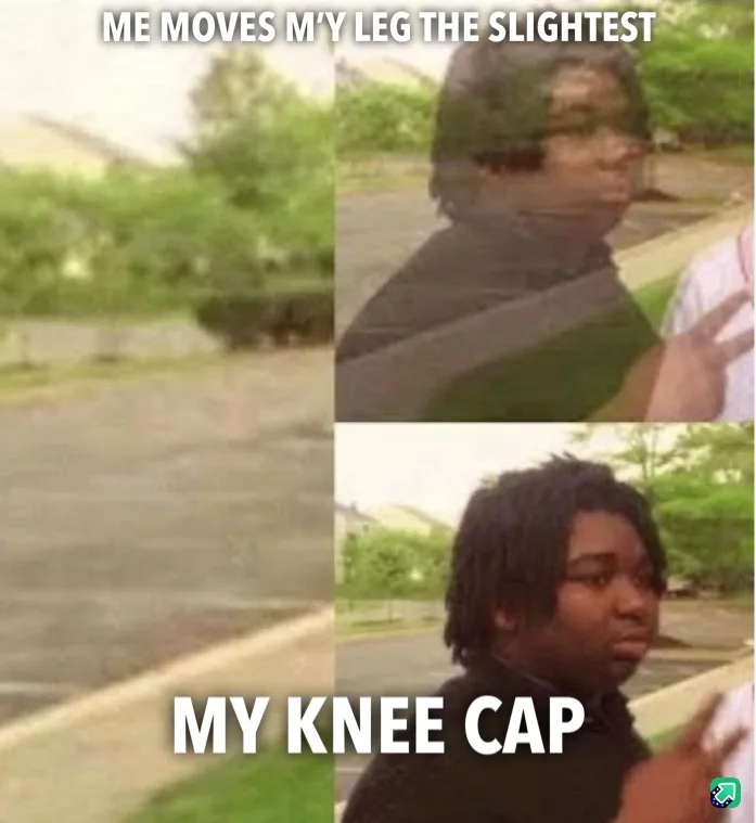 A two-panel meme featuring the same person in both panels, looking concerned or confused. The top panel shows the person…
